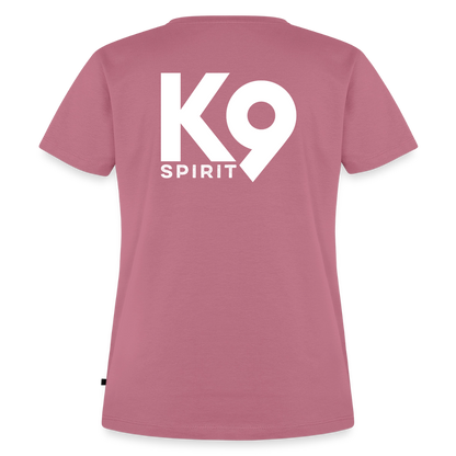 K9 PREMIUM Organic-Shirt "K9 SPIRIT" WOMEN edition - Mauve