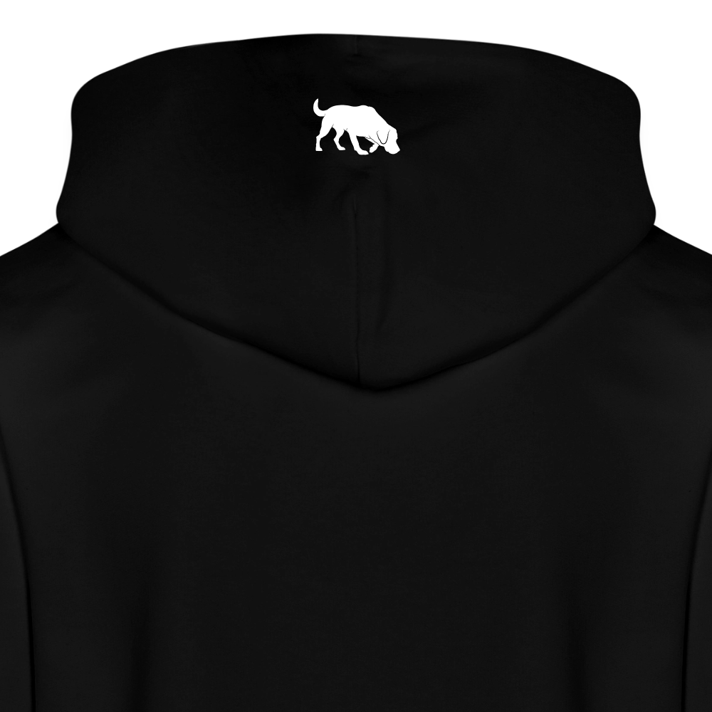 Sniffer DOGTRAINING Hoodie-Jacket „#TRUSTTHEINSTINCTS“ UNISEX edition - Schwarz