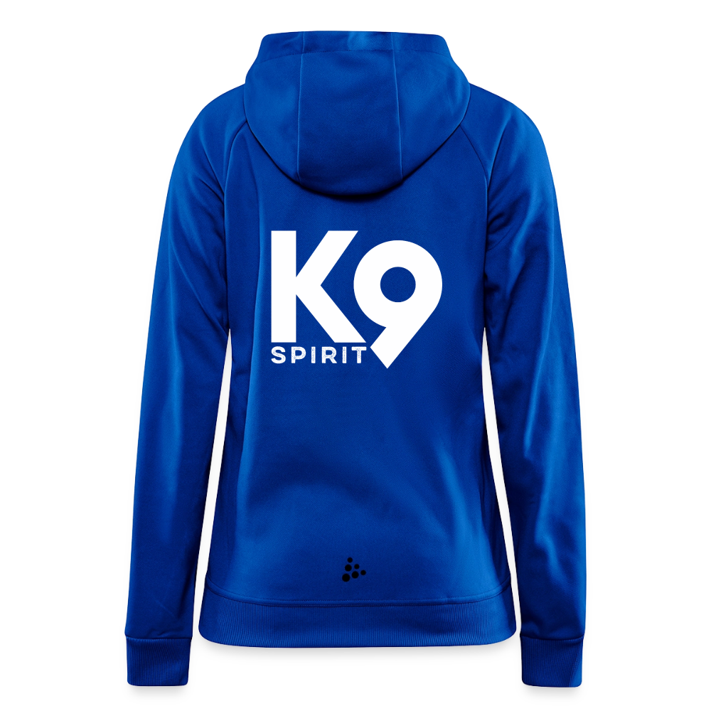 K9 Spirit PREMIUM Hoodie-Jacket "K9 SPIRIT" WOMEN edition - Royalblau