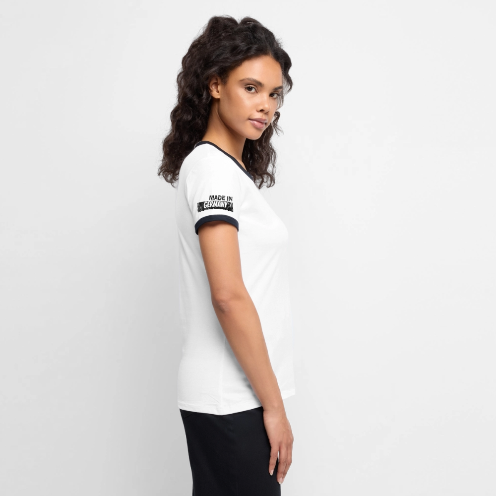 K9 GERMANY Retro-Shirt „K9 SPIRIT“ WOMEN edition - Weiß/Schwarz