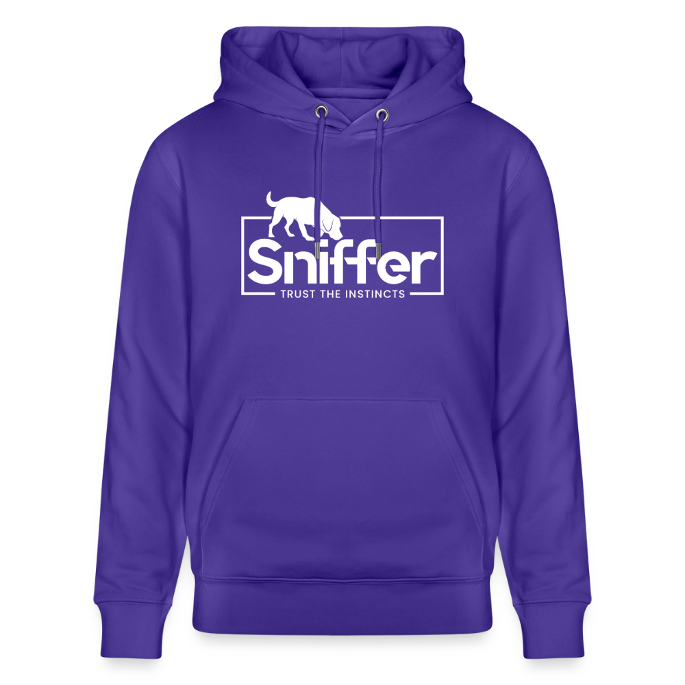 Sniffer ORGANIC  Premium-Hoodie „BORN to track“  UNISEX edition - Purple Love 