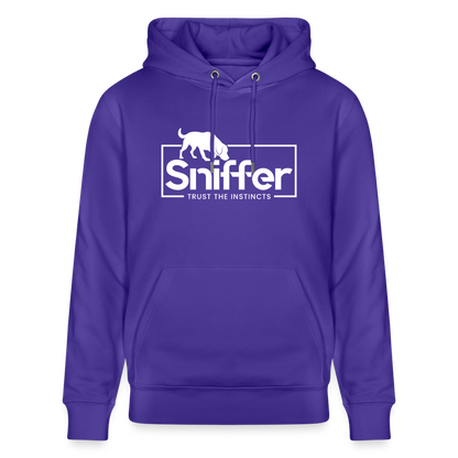 Sniffer ORGANIC  Premium-Hoodie „BORN to track“  UNISEX edition - Purple Love 