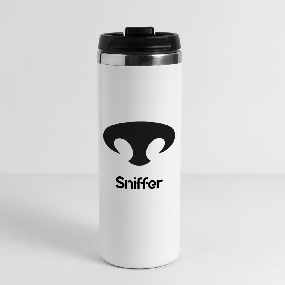 Sniffer SURVIVAL Thermo-Cup "NOexcuses" - Weiß