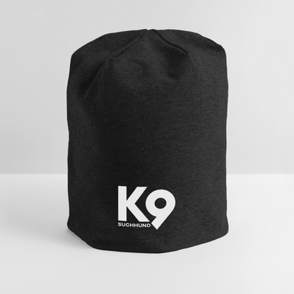 K9 Jersey-Beanie "Suchhund" - Schwarz