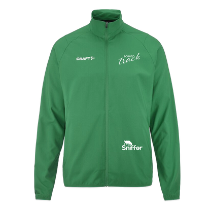Sniffer Outdoor-Trainingsjacke „BORN to Track“ UNISEX edition - Smaragdgrün