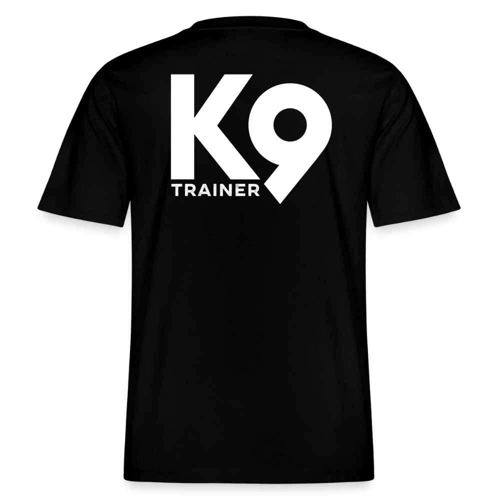 K9 TRAINER Organic-Shirt MEN edition - Schwarz