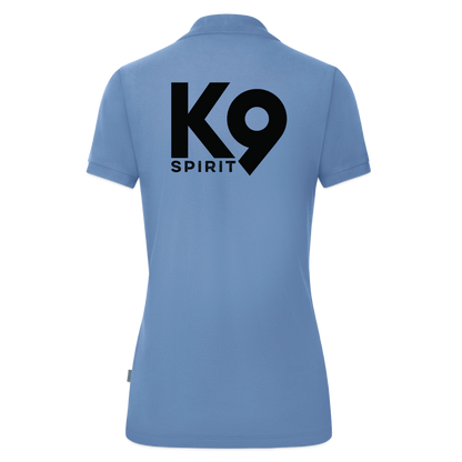 K9 ORGANIC Polo-Shirt "K9 SPIRIT" WOMEN edition - Sky