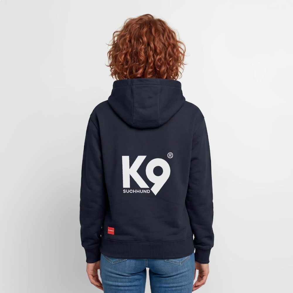 K9 Suchhund Organic-Hoodie „Think BIG“ UNISEX edition - Navy