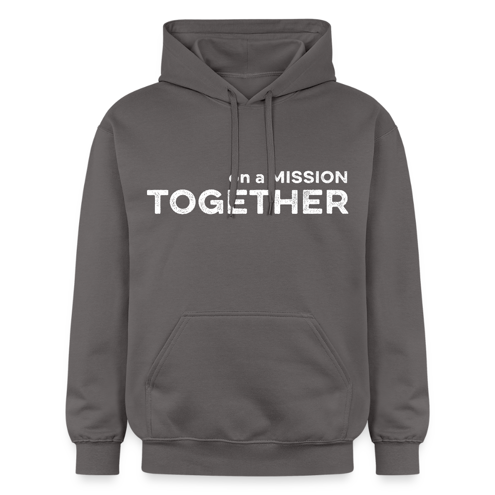 K9 Cozy-Hoodie "on a MISSION TOGETHER" - Dunkelgrau
