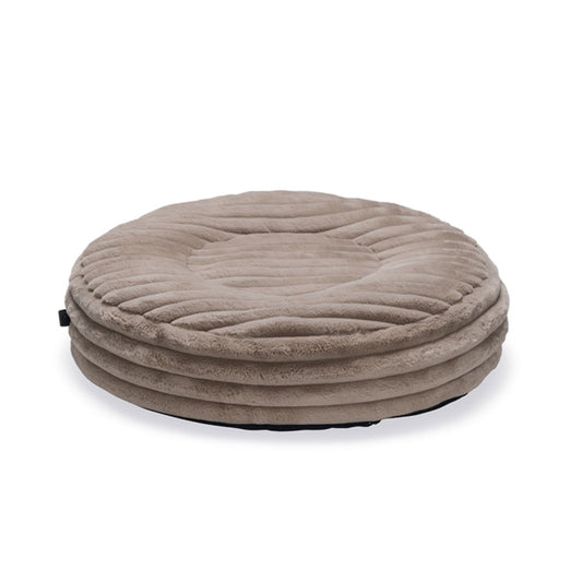 Karlie PREMIUM Hundebett "Reza rund" Beige oder Rosa designed by Lotte – stilvoller Liegekomfort für anspruchsvolle Hunde