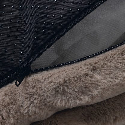 Karlie PREMIUM Hundekissen "Reza viereckig" in Rosa, Beige oder Anthrazit designed by Lotte – stilvoller Liegekomfort für anspruchsvolle Hunde