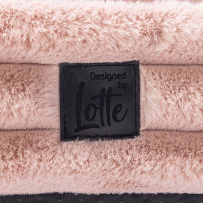Karlie PREMIUM Hundekissen "Reza viereckig" in Rosa, Beige oder Anthrazit designed by Lotte – stilvoller Liegekomfort für anspruchsvolle Hunde