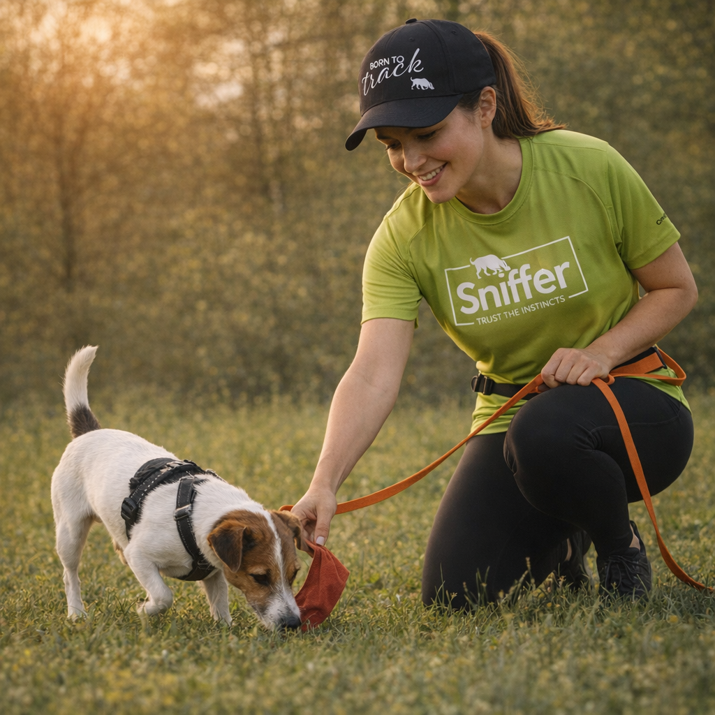 Sniffer DOGTRAINING Organic-Cap „BORN TO track“ UNISEX edition